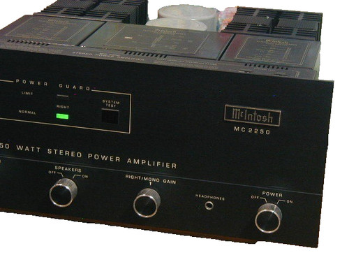 Mcintosh mc2250 stereo power - mcintosh,