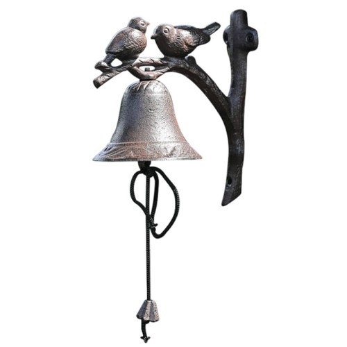 Cloche fonte avec oiseaux - avec,