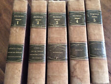 Buffon.Oeuvres complètes.Edition en 5 volumes de 1839.Nouvelle édition M.Richard