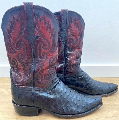 Lucchese cowboy boots - cowboy, black