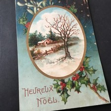 Carte Ancienne Joyeux Noël