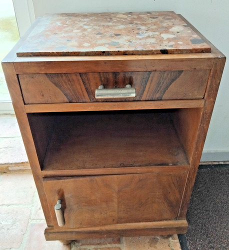 Ancienne table nuit bois - ancienne,