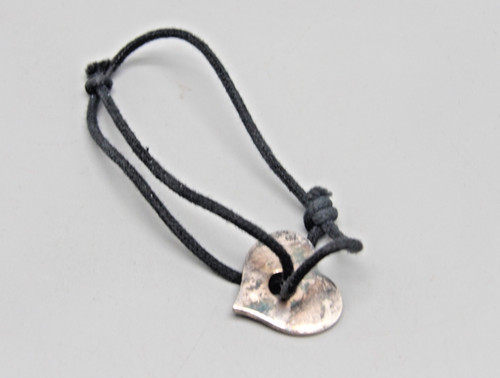 Bracelet coeur argent - bracelet, en