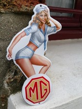 Plaque émaillée Pin Up MINI