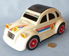 Joustra France Super Friction : Citroën 2cv Caricature "Garage FE2PK" (Blanc) 03
