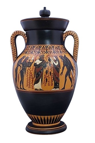 Vase amphore dionysos - vase, &