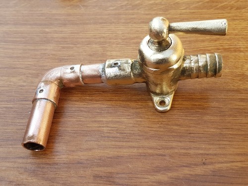 Ancien robinet gaz - , laiton