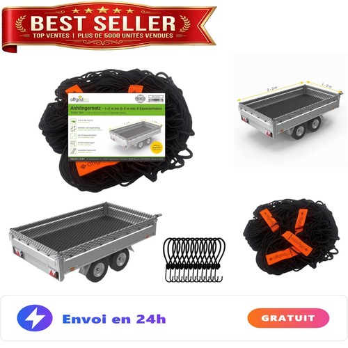 Filet sécurité remorque - de,