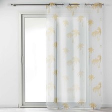 Rideau Voilage à Œillets "Pure Line" 140x240cm Blanc