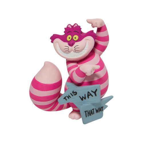 Figurine cheshire par ici - cheshire, "par