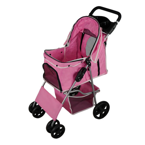 Poussette rose pliable pour - pliable,