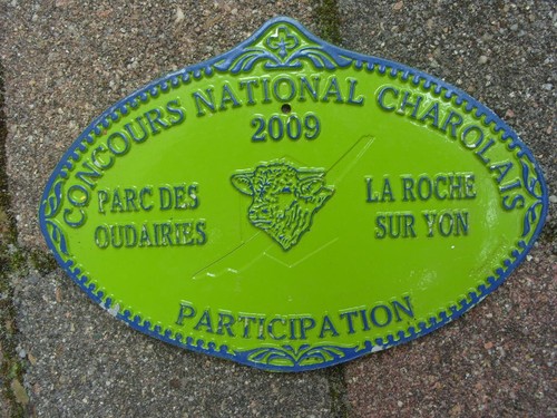 Plaque de concours - de,