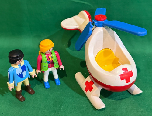 Vintage playmobil helicopter - playmobil,