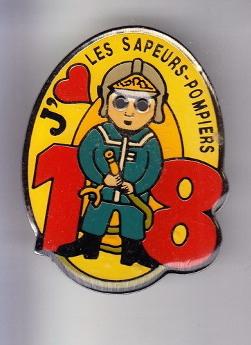 Rare big pins - big, pompier