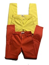 LOT DE 2 JEANS FEMME COULEUR