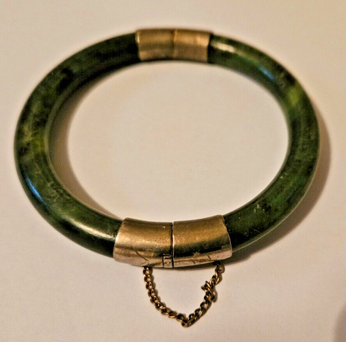 Bracelet jonc nephrite - jonc, en