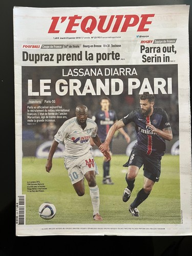 Equipe journal 01 2018 - b)l'equipe, 23/01/2018