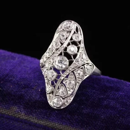 Bague fiançailles vintage - de,
