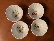 RAMEQUINS RONDS FRAISES COLLECTION MAÏTÉ LE TERRINE BOTANICHE TOGNANA PORCELAINE