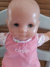 BEBE / POUPON COROLLE de 1995 , parfait état, en robe rose , 36cm