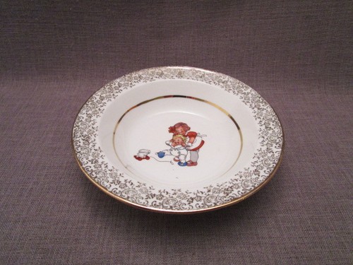 Assiette bébé ancienne en - assiette,