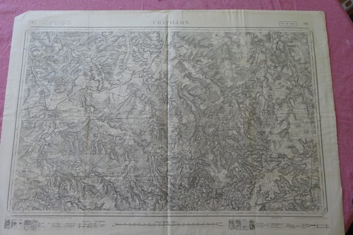 Carte etat major xixè - carte,