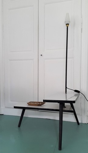 Lampadaire sellette bout - , de