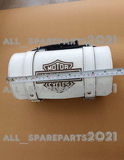 Sac à outils en cuir blanc