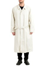 Hugo Boss Men's "HAITI_FS" Stone Gray Belted Trench Coat US XL IT 54