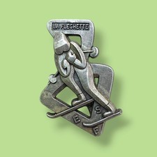 Broche insigne ESF ski la Fléchette ⛷️ badge Aubert Paris AD