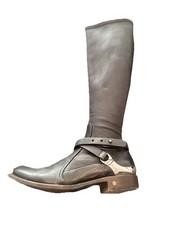 Authentique Bottes Cuir Strech