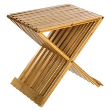 Tabouret Pliant "Bambou" 45cm Naturel