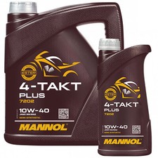 Huile Mannol 4-Takt Plus Api Sl SAE 10W-40 5 Litre pour Adly Herchee Honda TGB