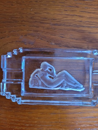 Ancien cendrier verre - cendrier,
