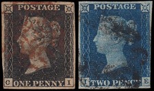 Grande Bretagne 1/2 1840 Reine