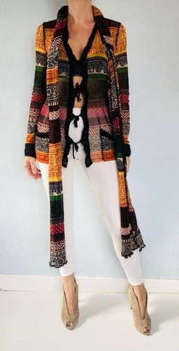Cardigan transparent tatto