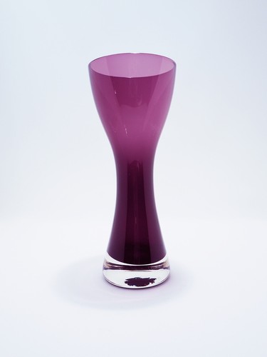 Vase violet scandinave - , 60s