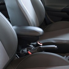 Accoudoir Porte-Objets Spécifique En Similicuir Noir Renault Clio 5 Depuis 2019