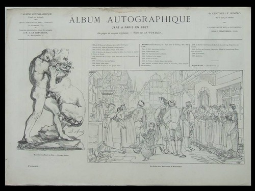 Album autographique 1867 - album,