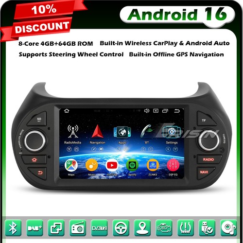 64gb android autoradio dab - autoradio, dab+