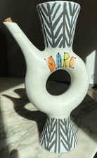 capron vallauris,bouteille avec inscription Marc Années 53-60