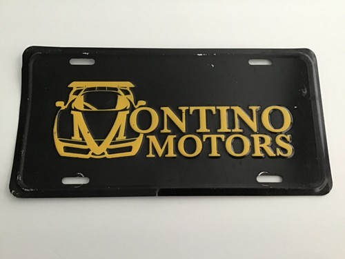 Montino motors license plate - motors,