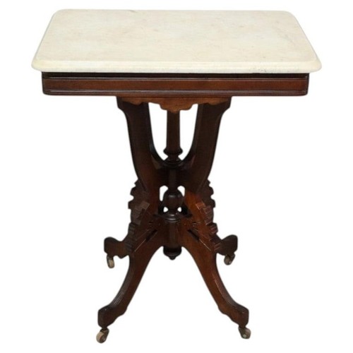 Antique eastlake carved walnut - eastlake,