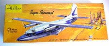 HELLER SUPER BROUSSARD BOITE JAUNE  1/75 ème COMPLET 32x20 cm BOX ART P.LENGELLÉ