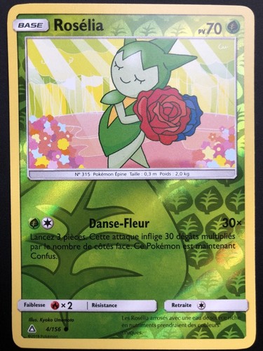 Carte pokemon roselia - carte, 4/156