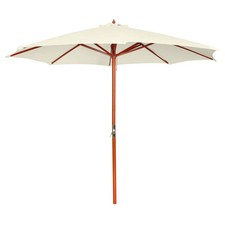 Parasol 300 x 258 cm blanc