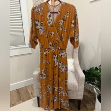 Garnet hill mustard floral - garnet,