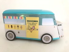 Boîte à biscuits en métal collection camion Citroen HY Maximo vide