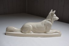 Chien-loup céramique