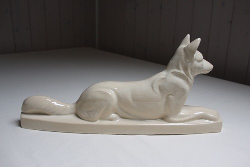 Chien loup céramique - chien-loup,